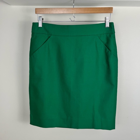 J. Crew Cotton Pencil Skirt - Picture 3 of 14